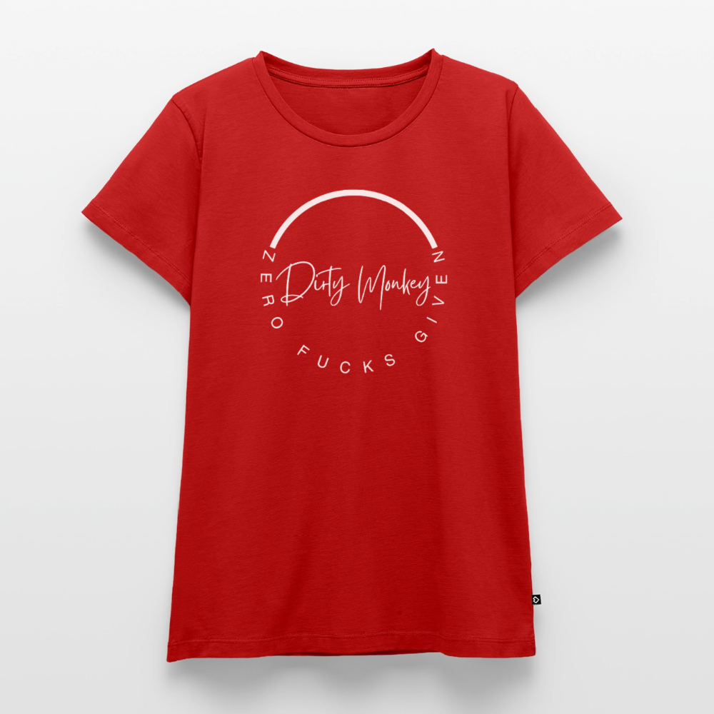 Women’s Zero fucks given T-Shirt - red
