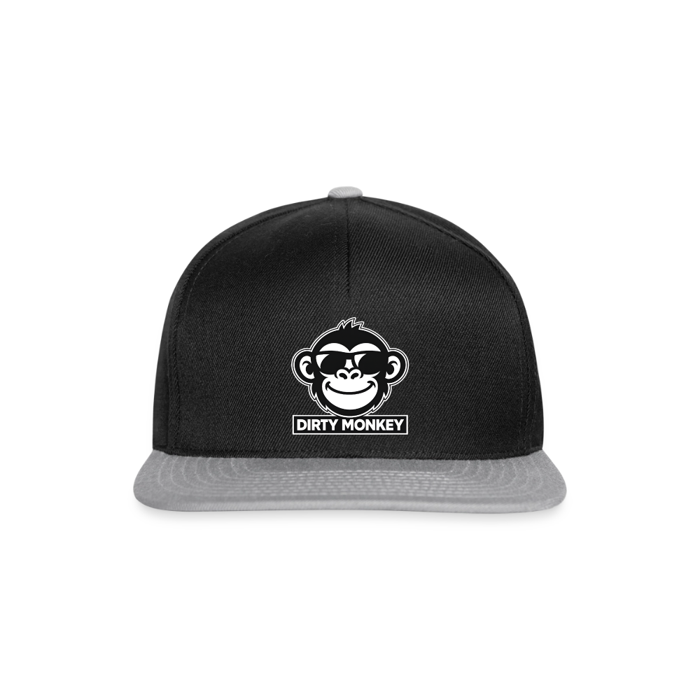 Dirty Monkey Snapback! - black/grey