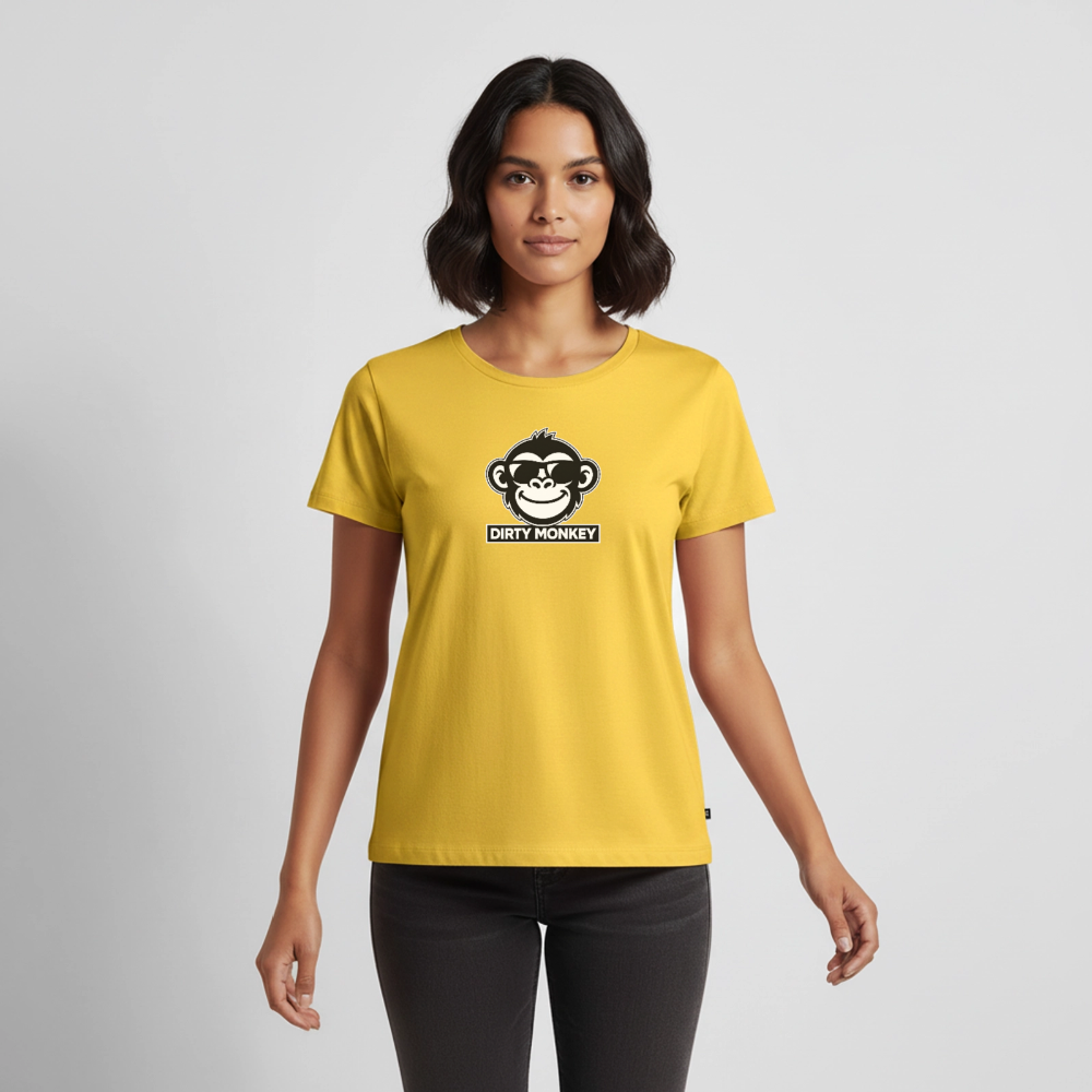 Women’s Dirty Monkey Tee - sun yellow