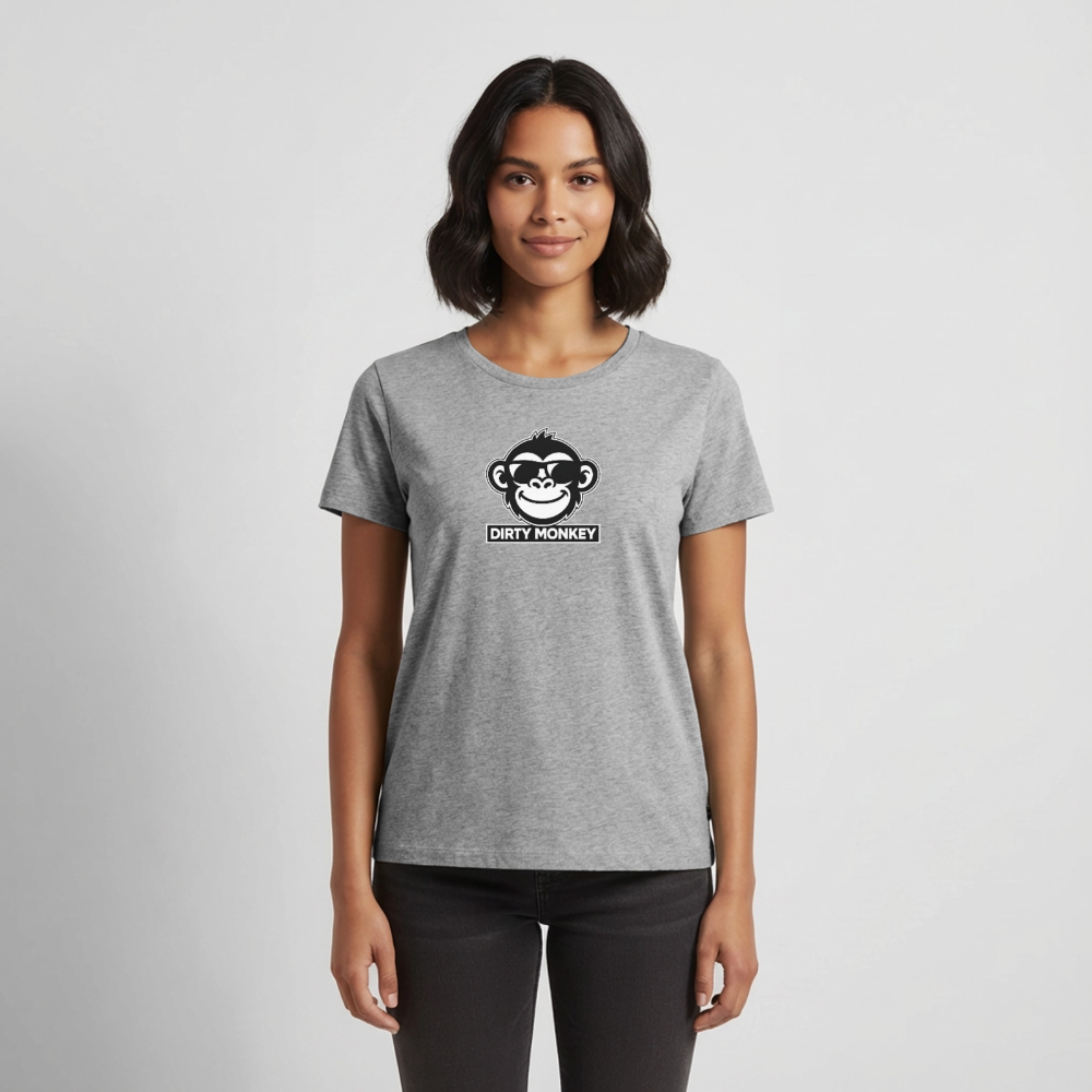 Women’s Dirty Monkey Tee - heather grey