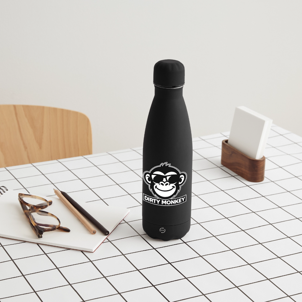 Matte Insulated Water Bottle 500 ml - black
