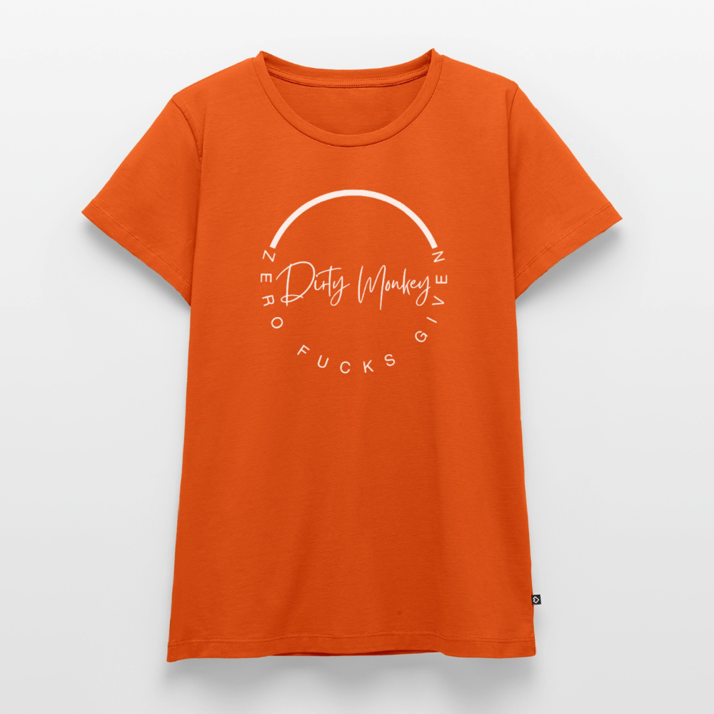 Women’s Zero fucks given T-Shirt - orange 