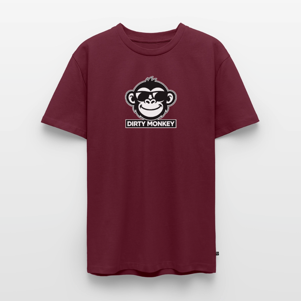 Men’s Dirty Monkey Tee - burgundy