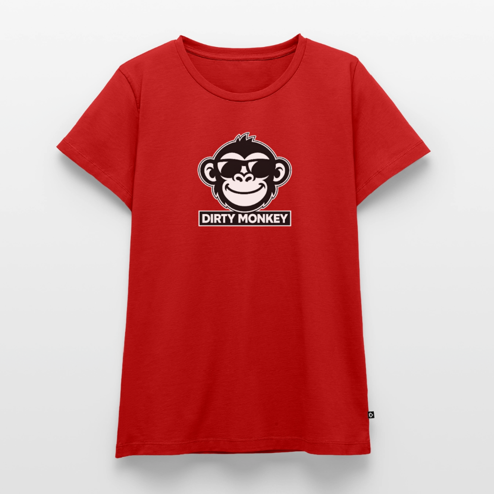 Women’s Dirty Monkey Tee - red