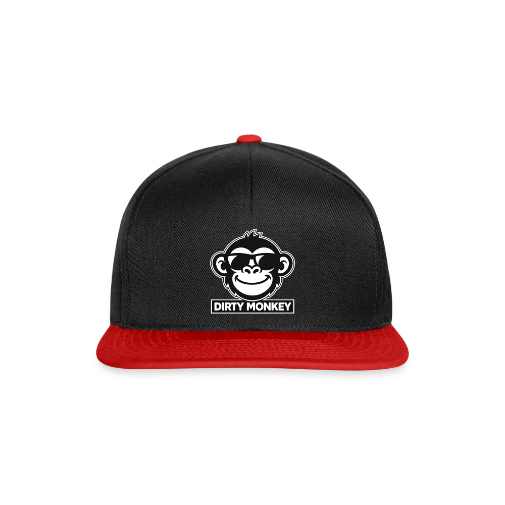 Dirty Monkey Snapback! - black/red