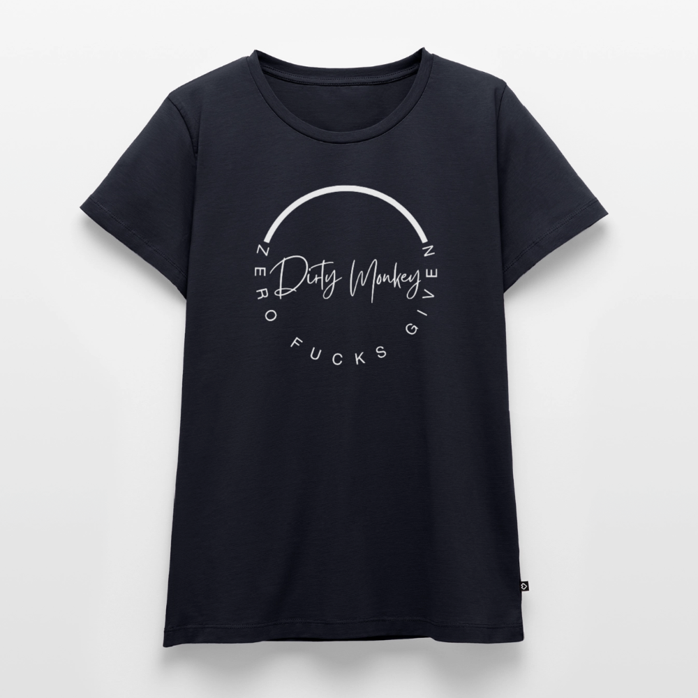 Women’s Zero fucks given T-Shirt - navy