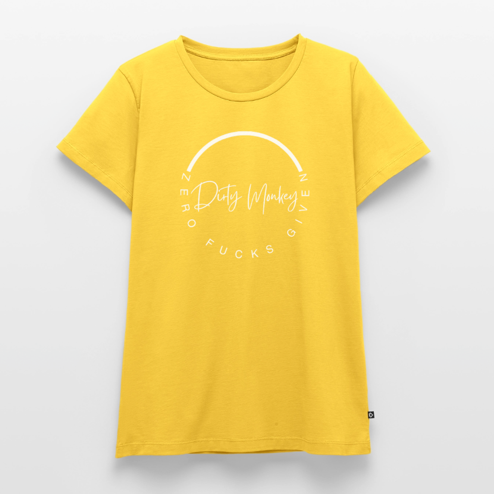 Women’s Zero fucks given T-Shirt - sun yellow