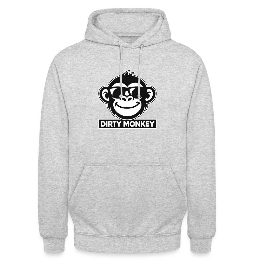 Unisex Dirty Monkey Hoodie - light heather grey