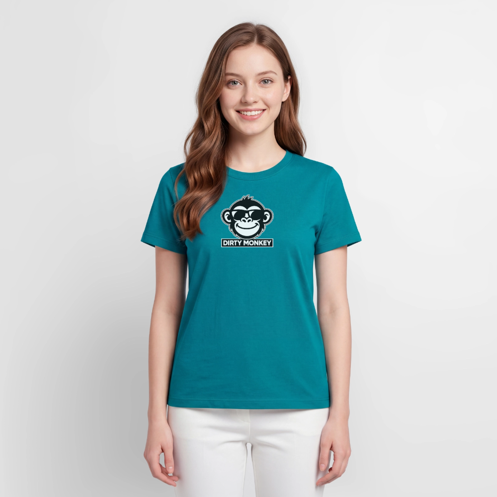 Women’s Dirty Monkey Tee - petrol