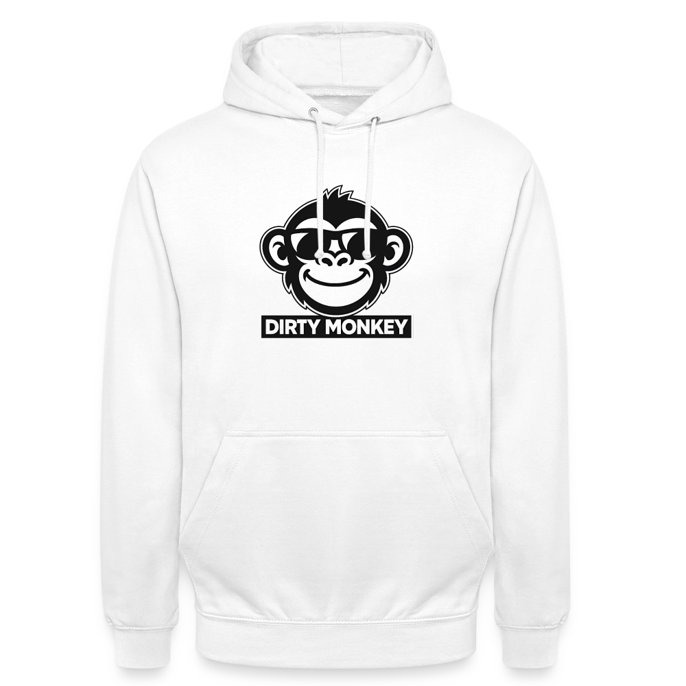 Unisex Dirty Monkey Hoodie - white