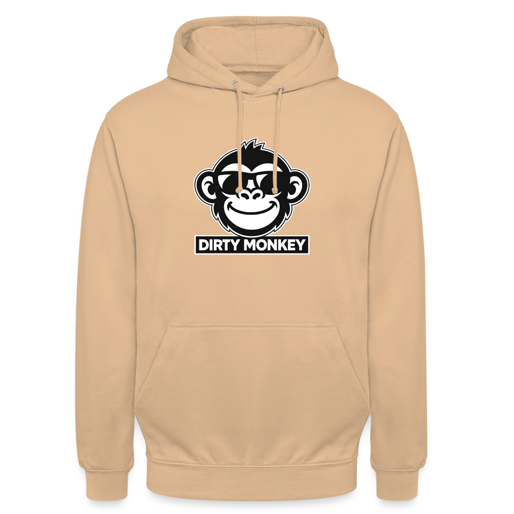 Unisex Dirty Monkey Hoodie - peach