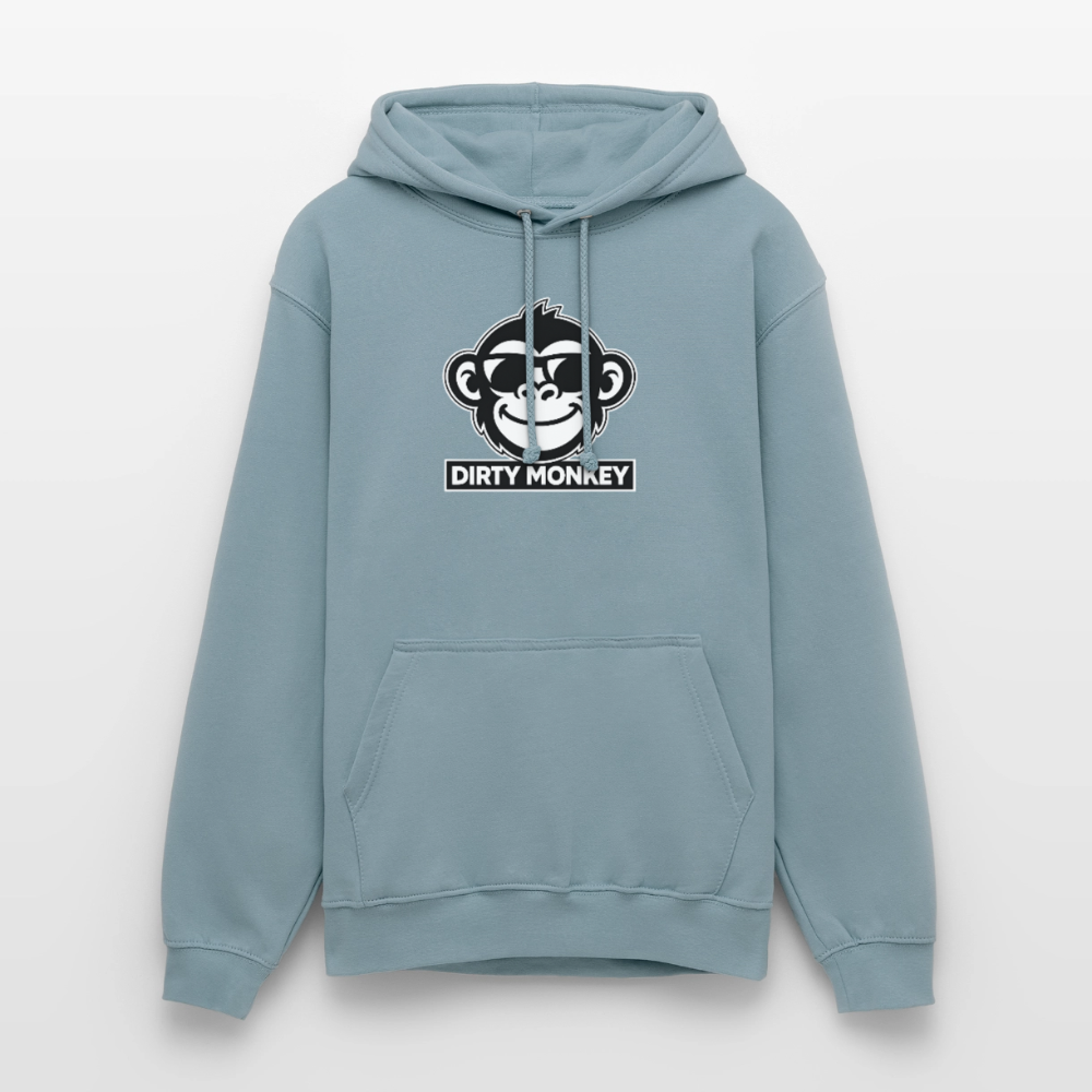 Unisex Dirty Monkey Hoodie - stonewash blue