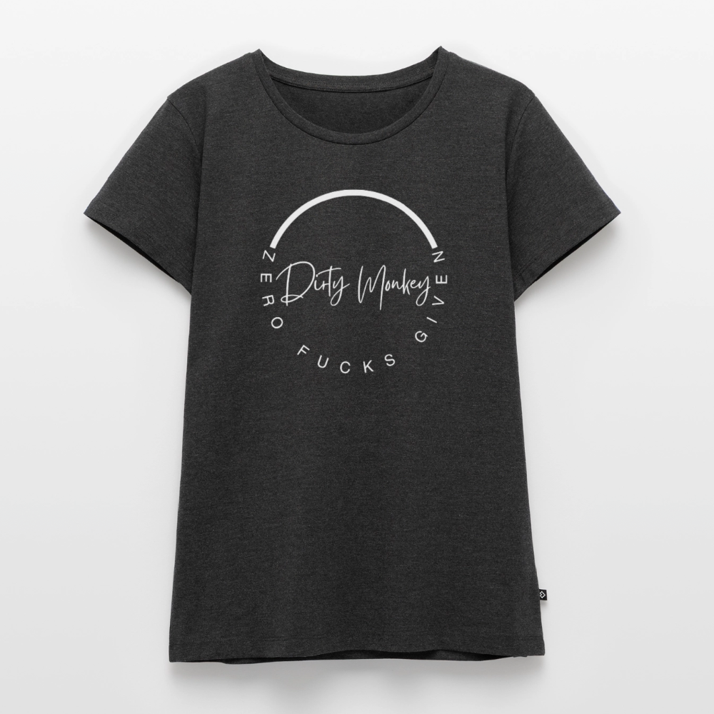 Women’s Zero fucks given T-Shirt - heather anthracite