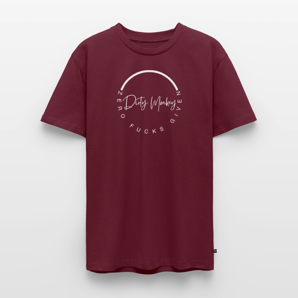 Men’s Zero fucks given T-Shirt - burgundy