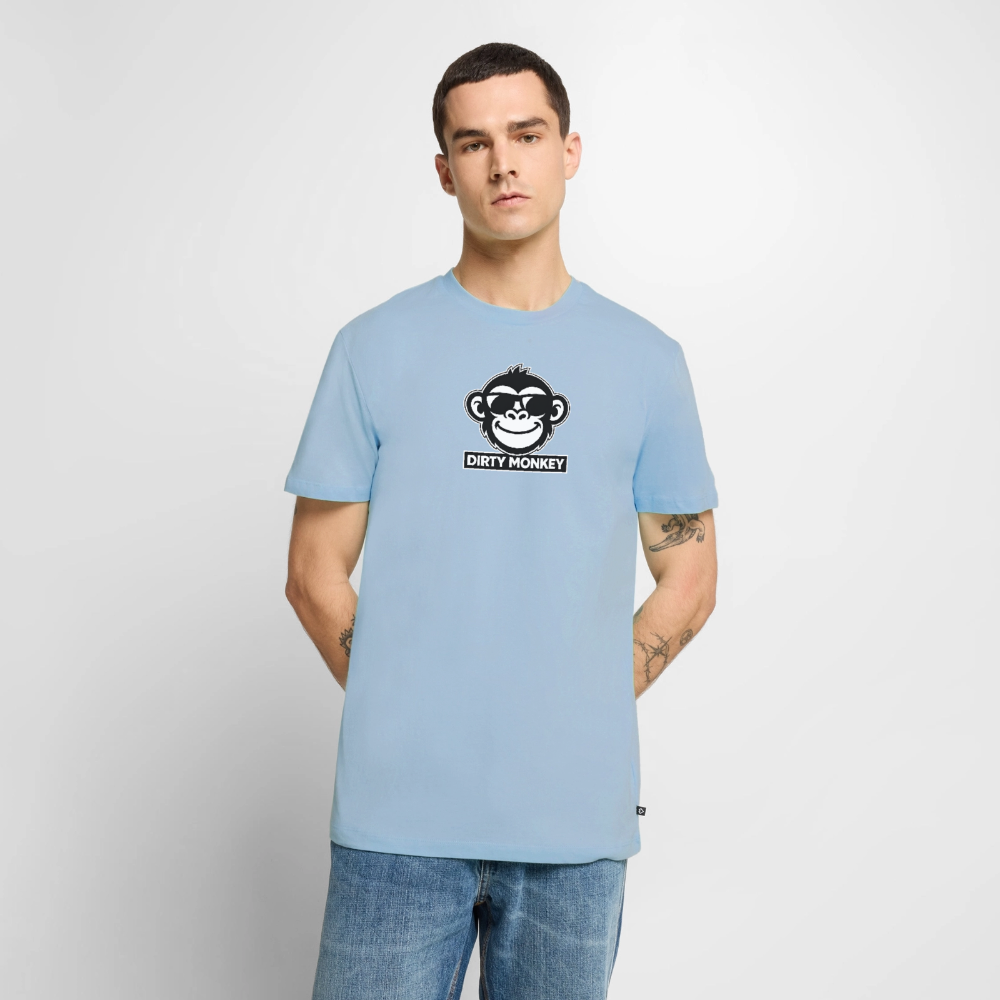 Men’s Dirty Monkey Tee - light blue