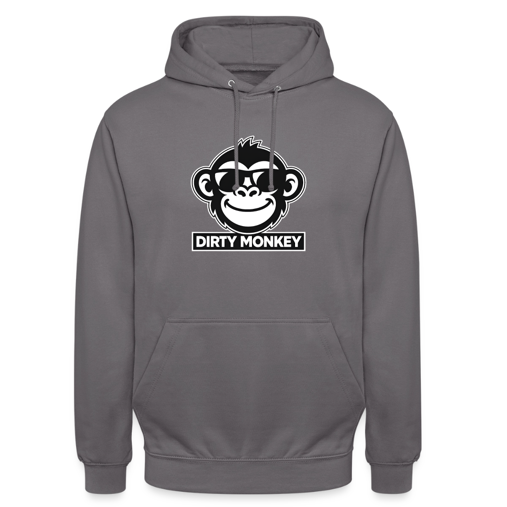 Unisex Dirty Monkey Hoodie - elephant grey