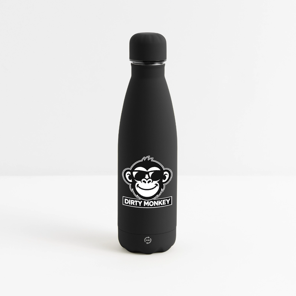 Matte Insulated Water Bottle 500 ml - black