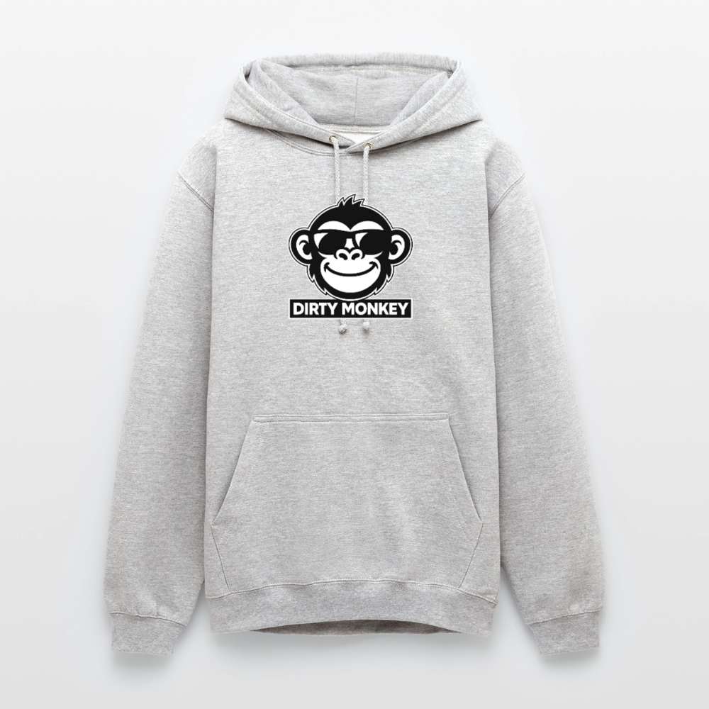 Unisex Dirty Monkey Hoodie - light heather grey
