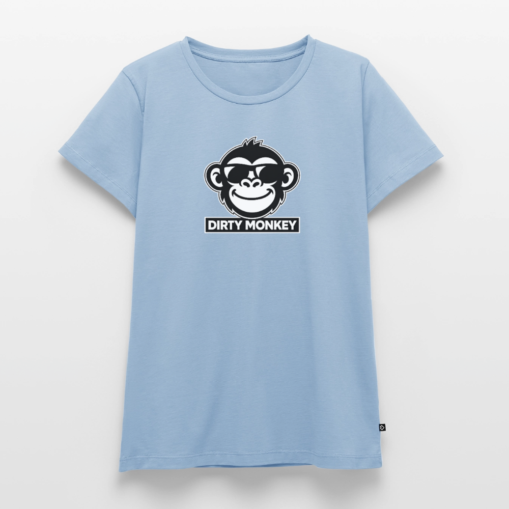 Women’s Dirty Monkey Tee - light blue