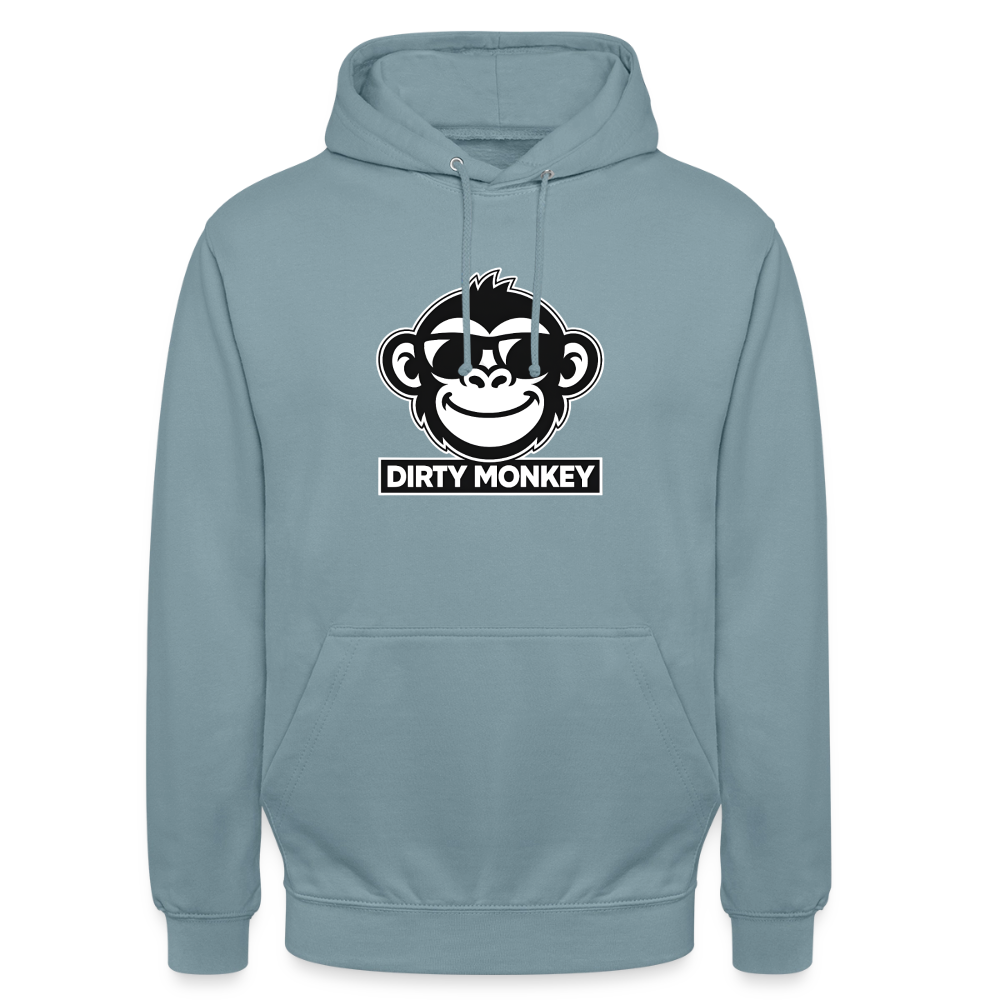 Unisex Dirty Monkey Hoodie - stonewash blue