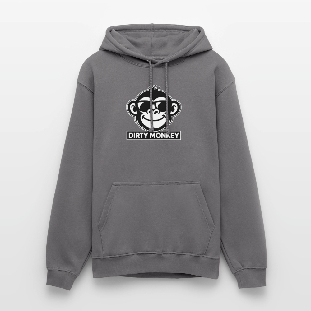 Unisex Dirty Monkey Hoodie - elephant grey