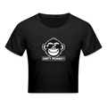Dirty Monkey Cropped T-Shirt! - black