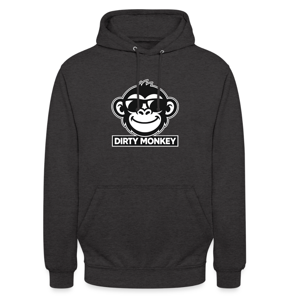 Unisex Dirty Monkey Hoodie - charcoal grey