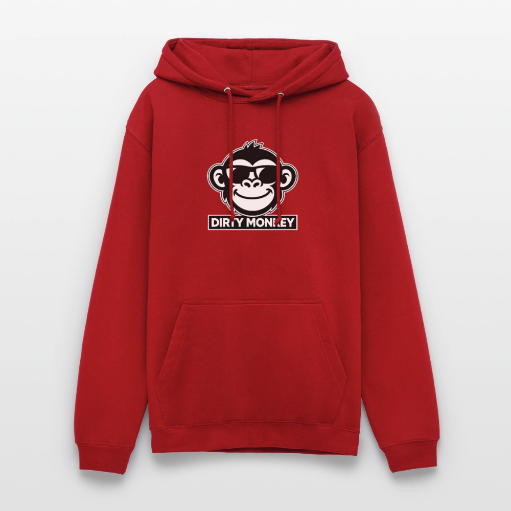 Unisex Dirty Monkey Hoodie - red